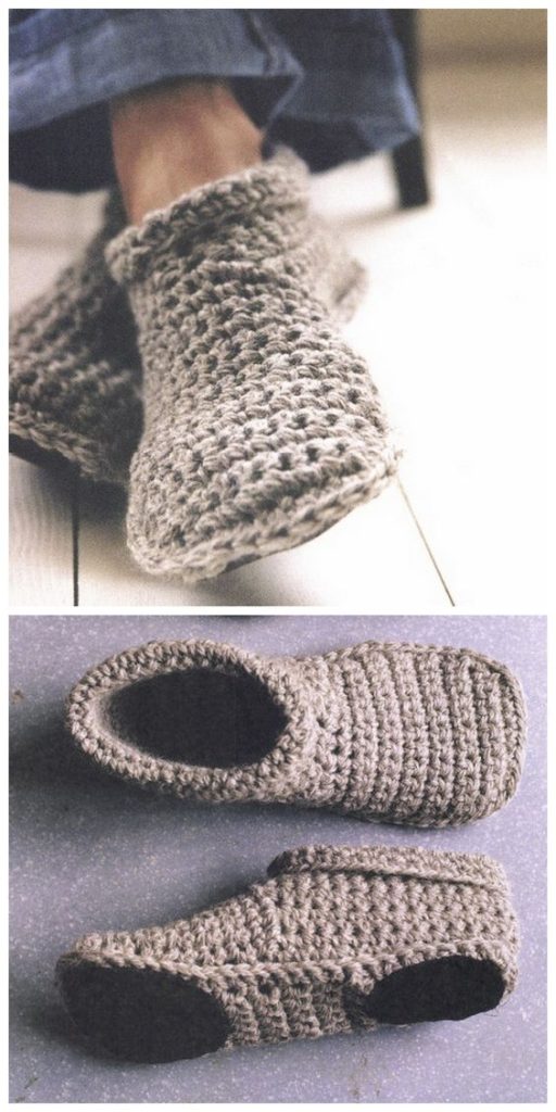 How To Crochet Warm And Cozy Slipper Boots Free Pattern Mental Scoop 