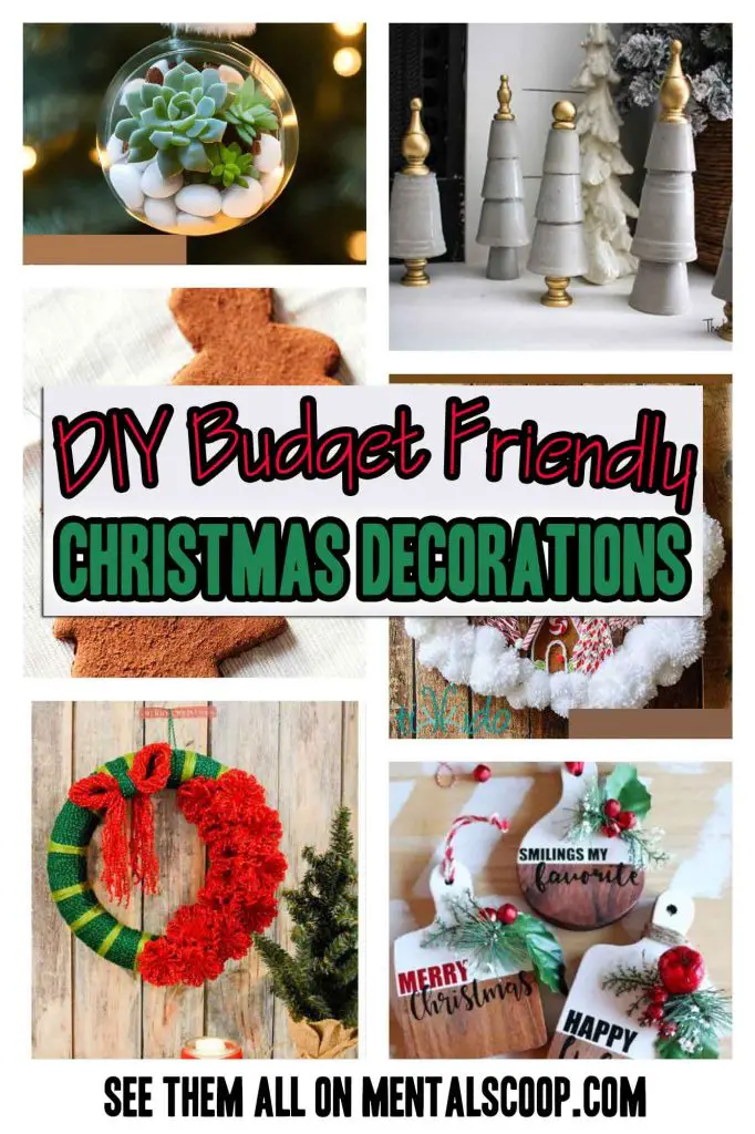 DIY Budget Friendly Christmas Decorations - Mental Scoop