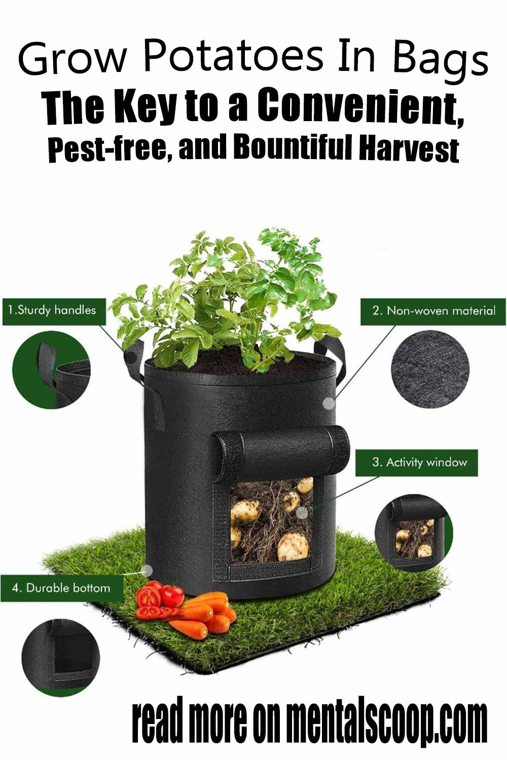 Potato Grow Bags: The Key to a Convenient, Pest-free, and