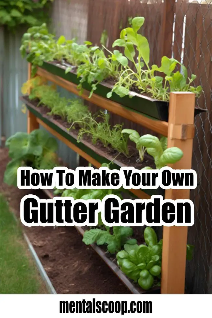 How To Make Your Own Gutter Garden