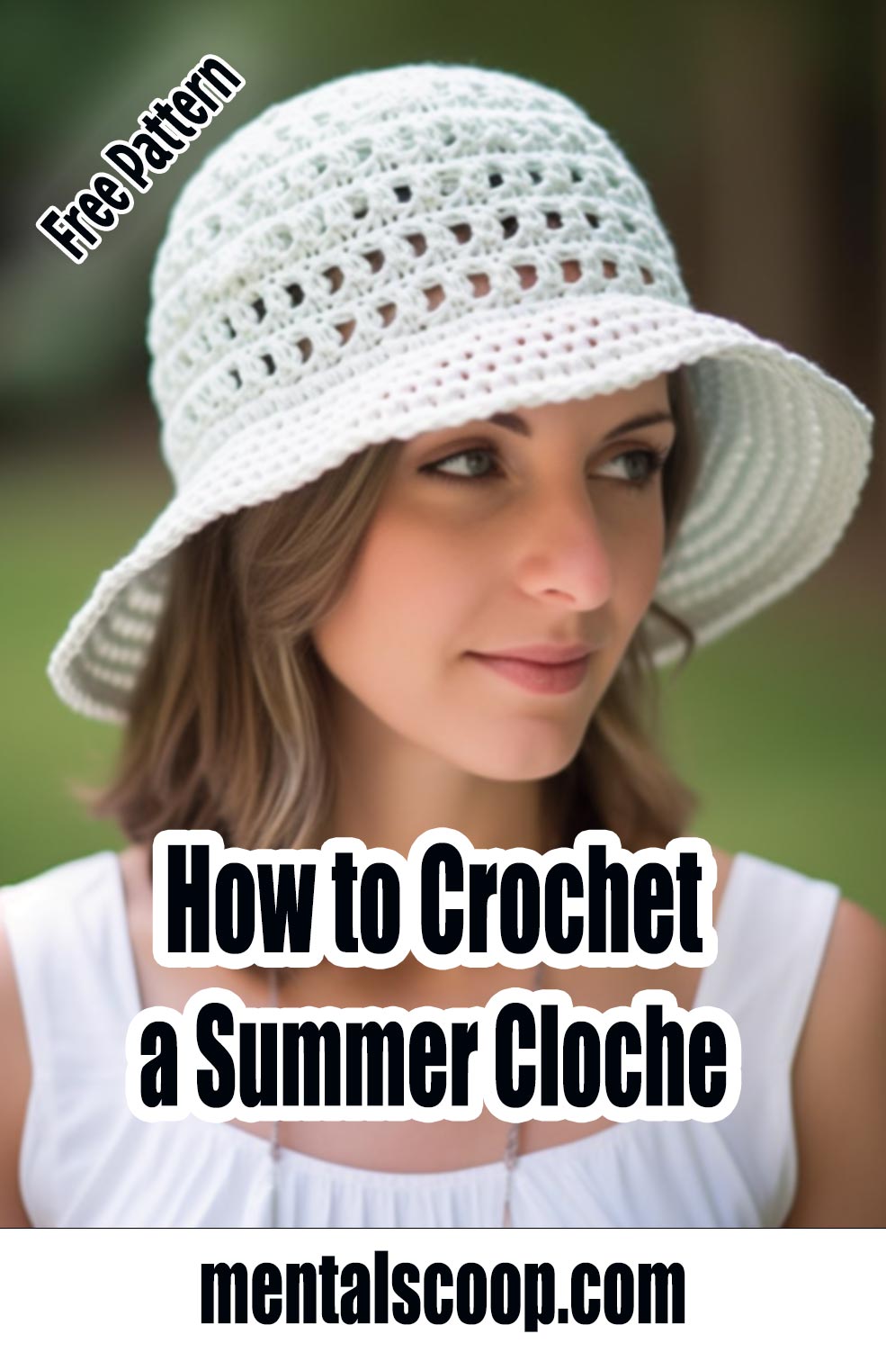 How to Crochet a Summer Cloche. Free Pattern - Mental Scoop