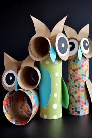 20 Craft Idea's Using Bathroom Toilet Roll Tubes! - Mental Scoop