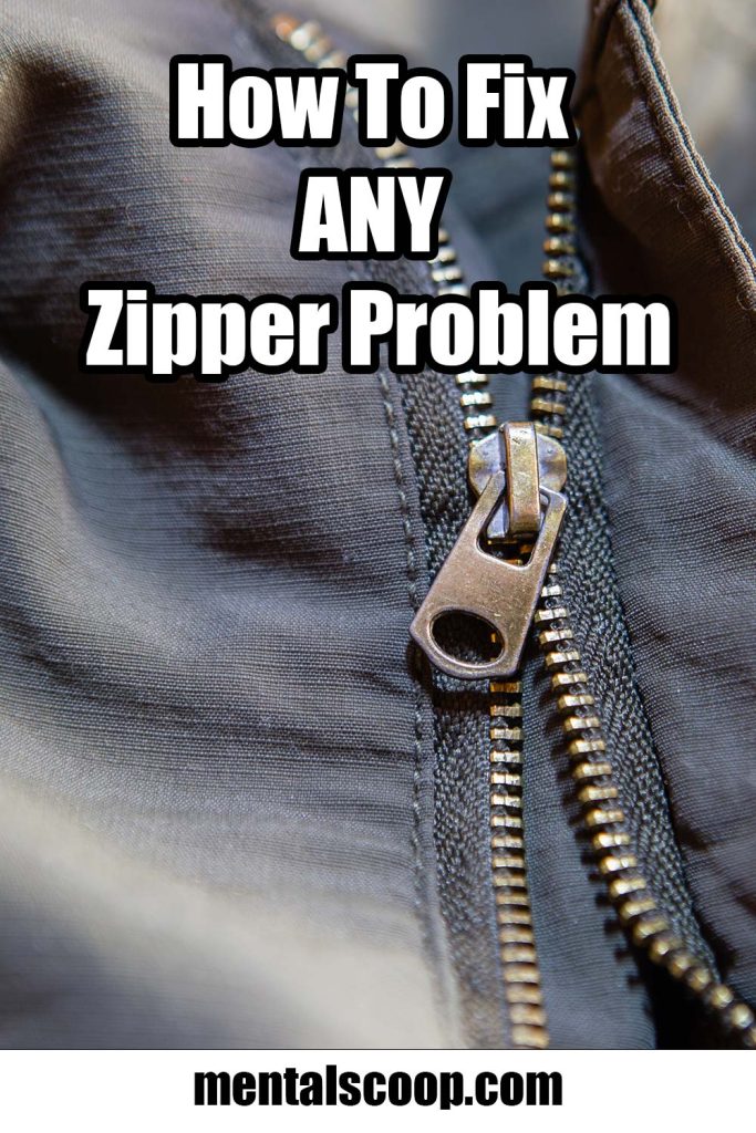 Ever have a zipper that was too smooth?