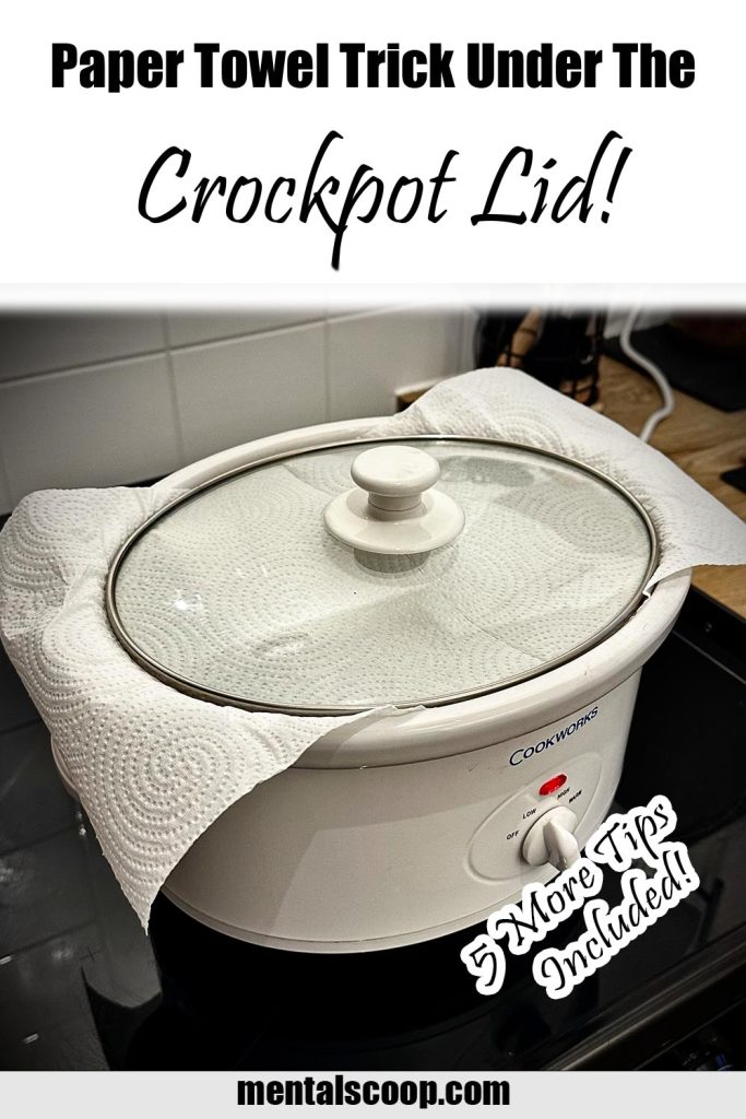 How to make a double layer in a crockpot with a towel and glass pie plate -  STOCKPILING MOMS™