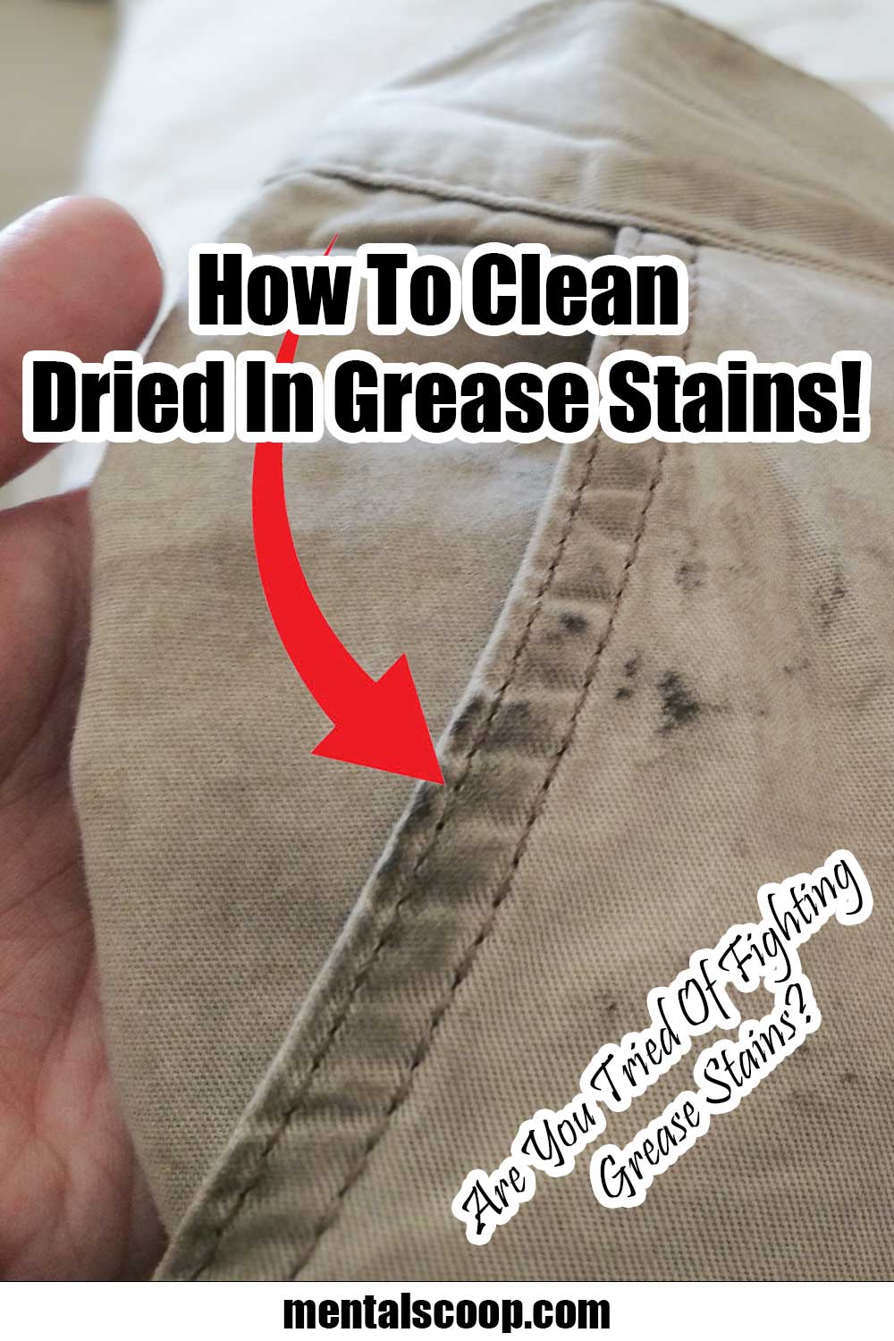 How To Clean Dried In Grease Stains! Mental Scoop