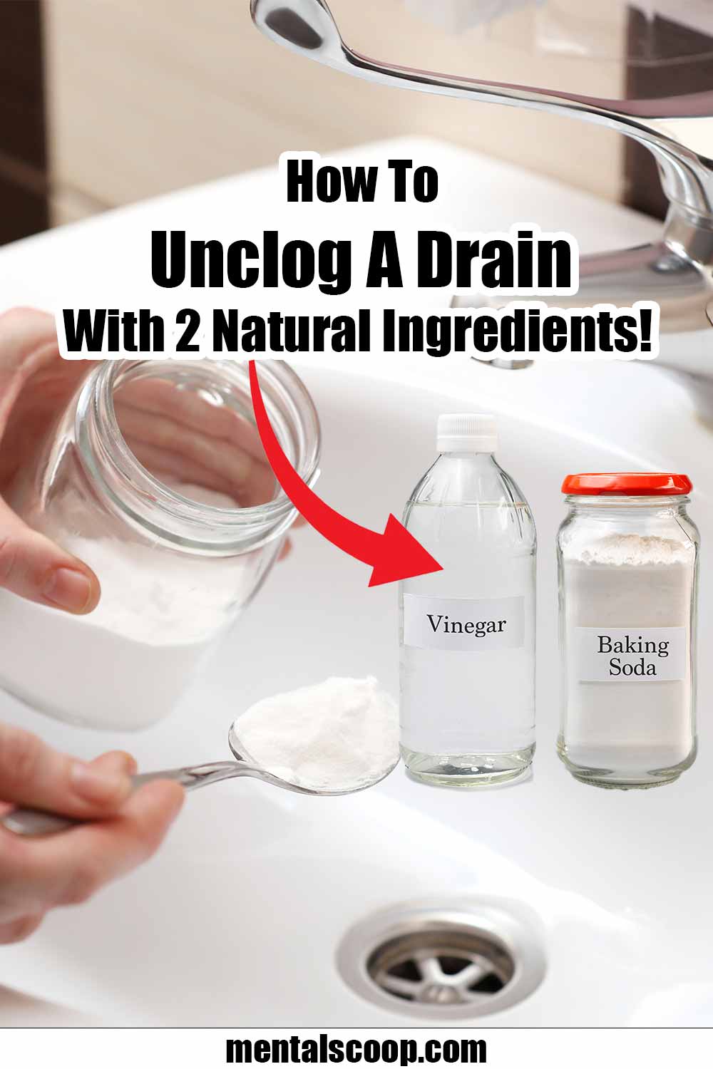 How To Unclog A Sink Using Just 2 Natural Ingredients