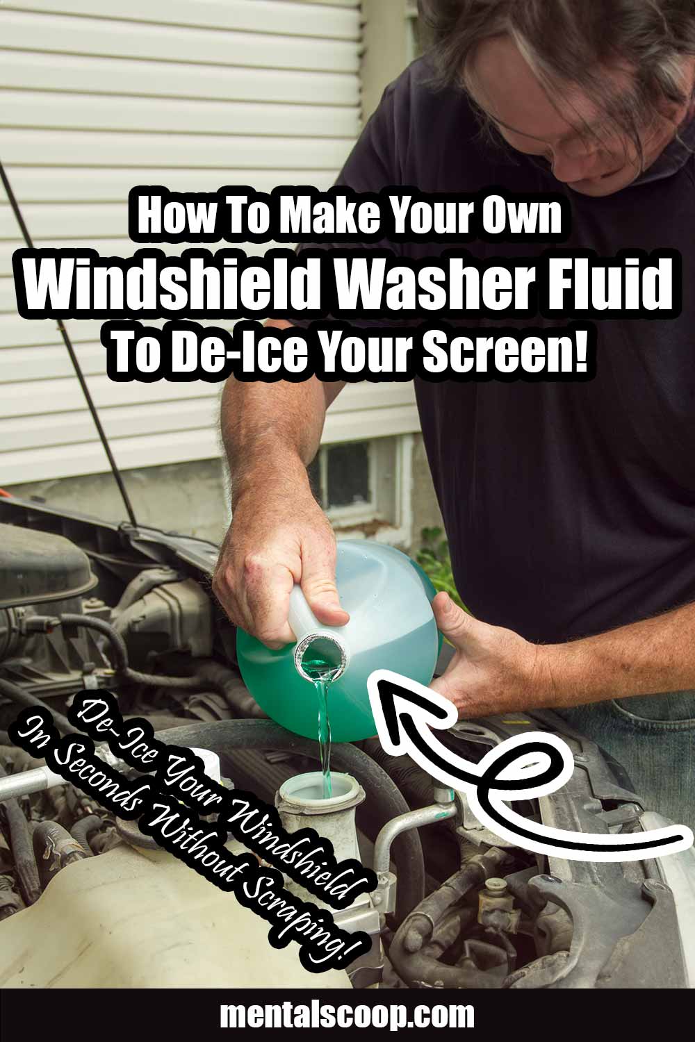 How To Make Your Own Windshield Washer Fluid To De-Ice Your Screen! -  Mental Scoop
