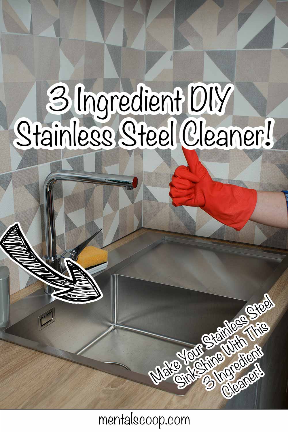 3 Ingredient DIY Stainless Steel Cleaner! - Mental Scoop